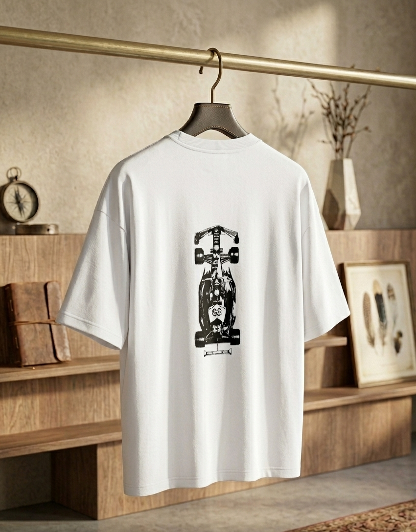 Unisex oversized F1 tee