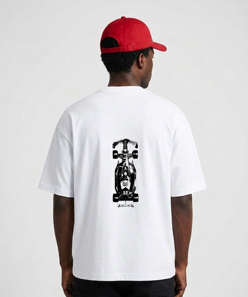 Unisex oversized F1 tee